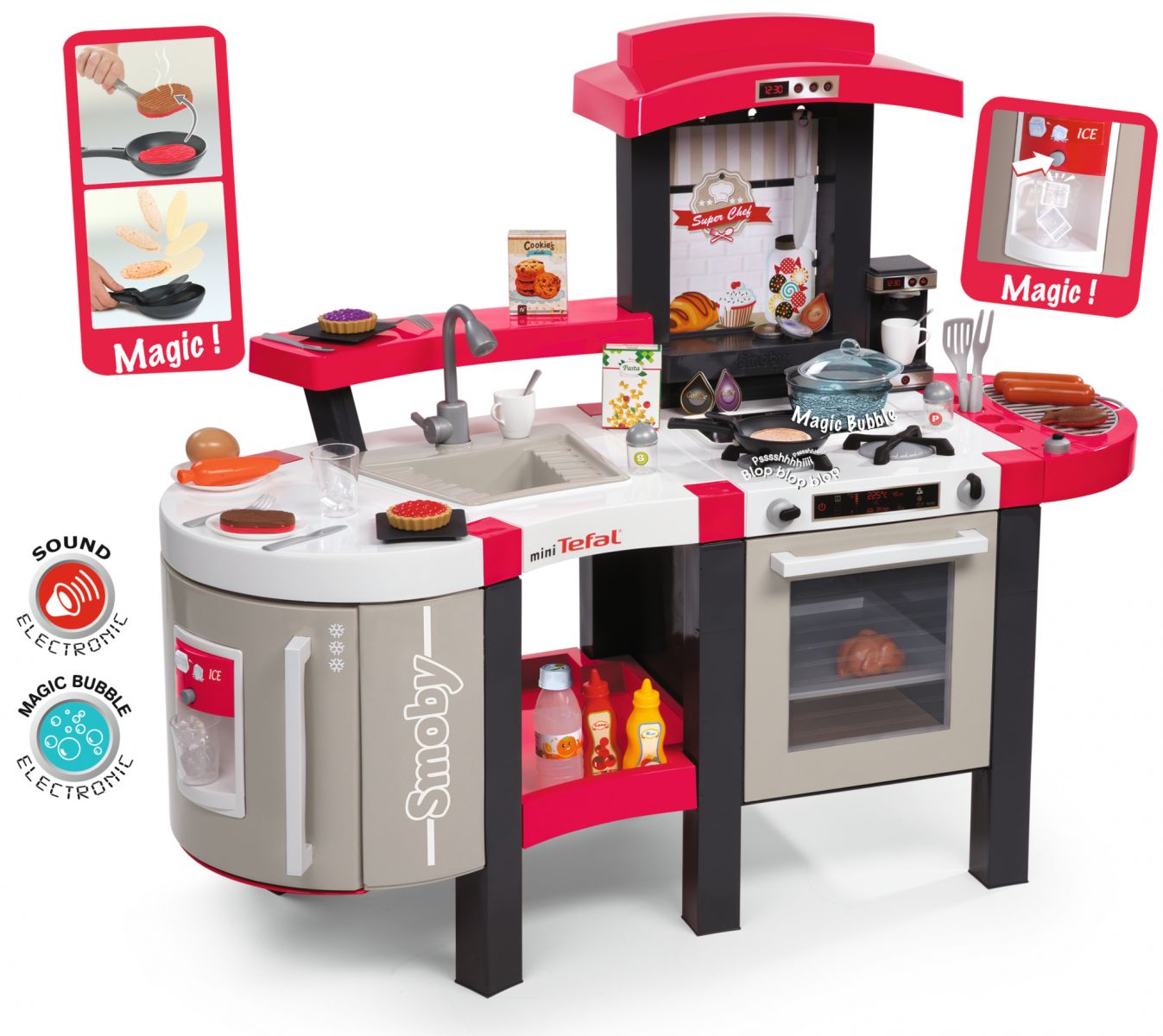 Smoby Tefal Super Chef Kitchen, Childrens Kitchens, Role Play Toys, Toy